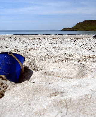 White sands of Calgary Bay