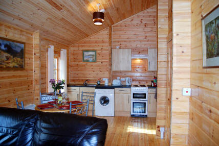 Photo of kitchen and dining area